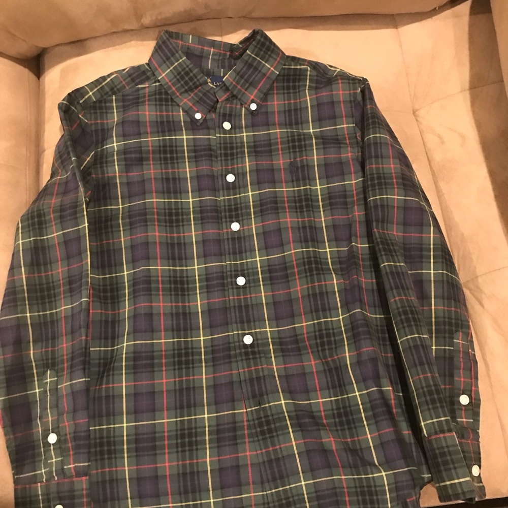 Boys Polo Ralph Lauren Button Down Shirt 10-12